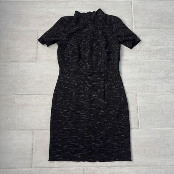 Ann Taylor Dresses & Skirts - Ann Taylor Dress Sheath Midi Short Sleeve Dark Grey Size 2 Business Casual Work